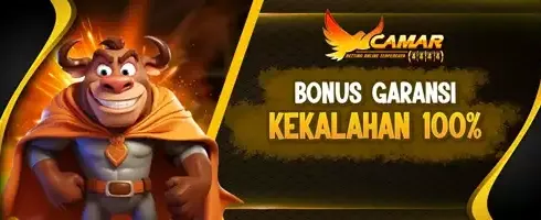 Bonus Cashback Garansi Kekalahan 100% promotion banner